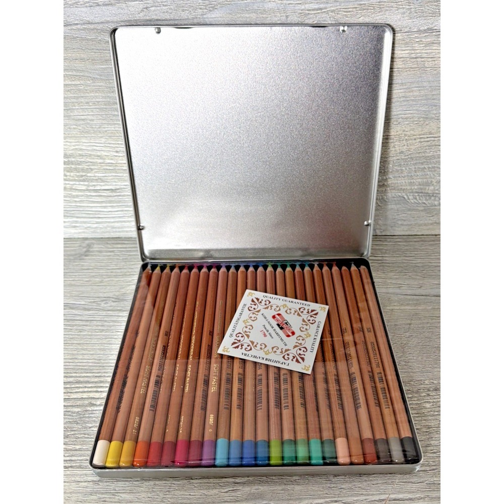 Koh-I-Noor Gioconda 24 Soft Pastel Pencils Czech Republic 8828 New & Sealed - Picture 2 of 6
